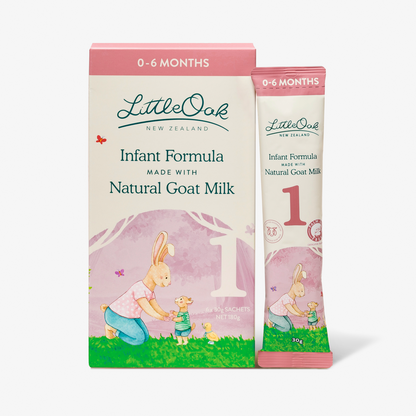 LittleOak Stage 1 Natural Goat Milk Infant Formula Sachet (0-6 months)