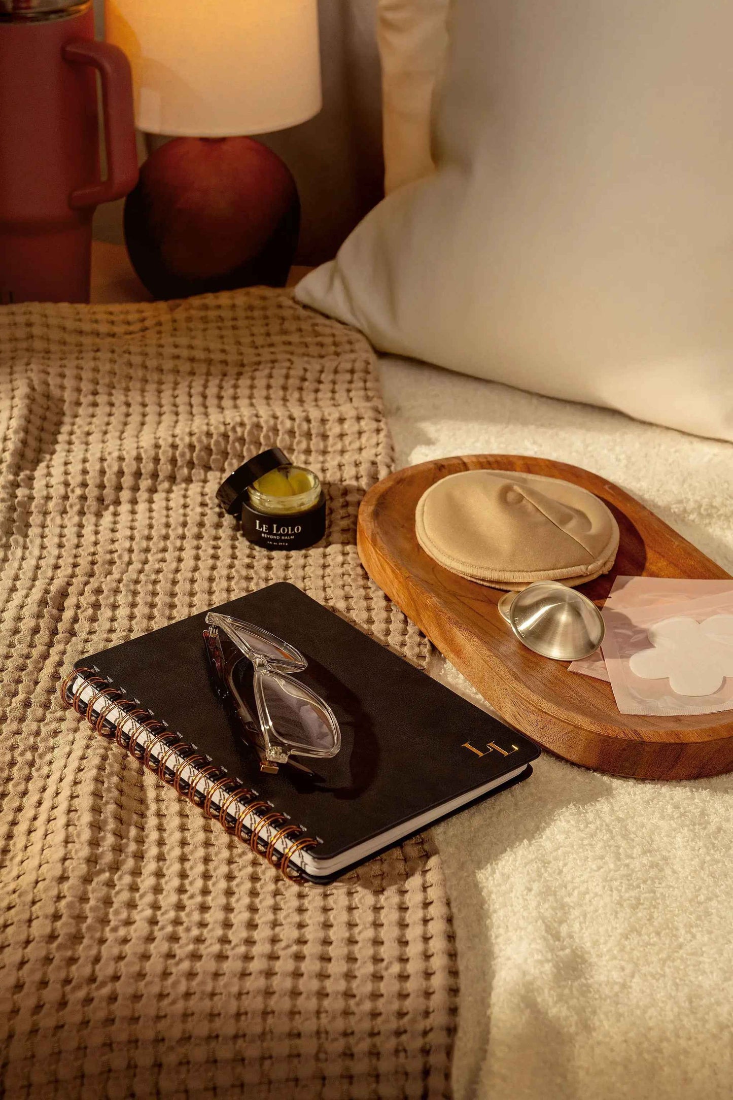 Postpartum Journal: Prompts for Mama + Daily Tracker for Baby