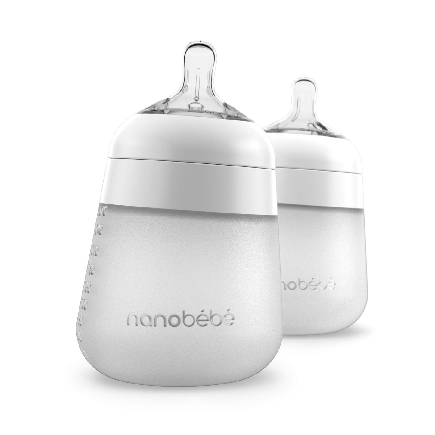 9oz Flexy Silicone Baby Bottle by Nanobébé US