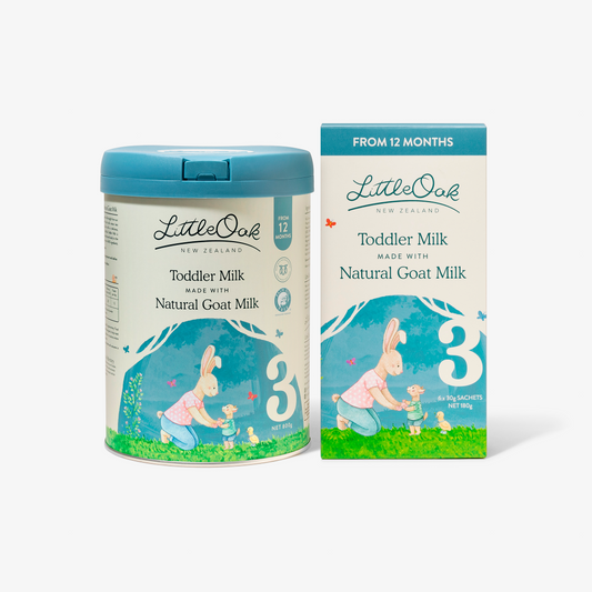 LittleOak One and One Bundle - Natural Goat Milk Toddler Milk Stage 3