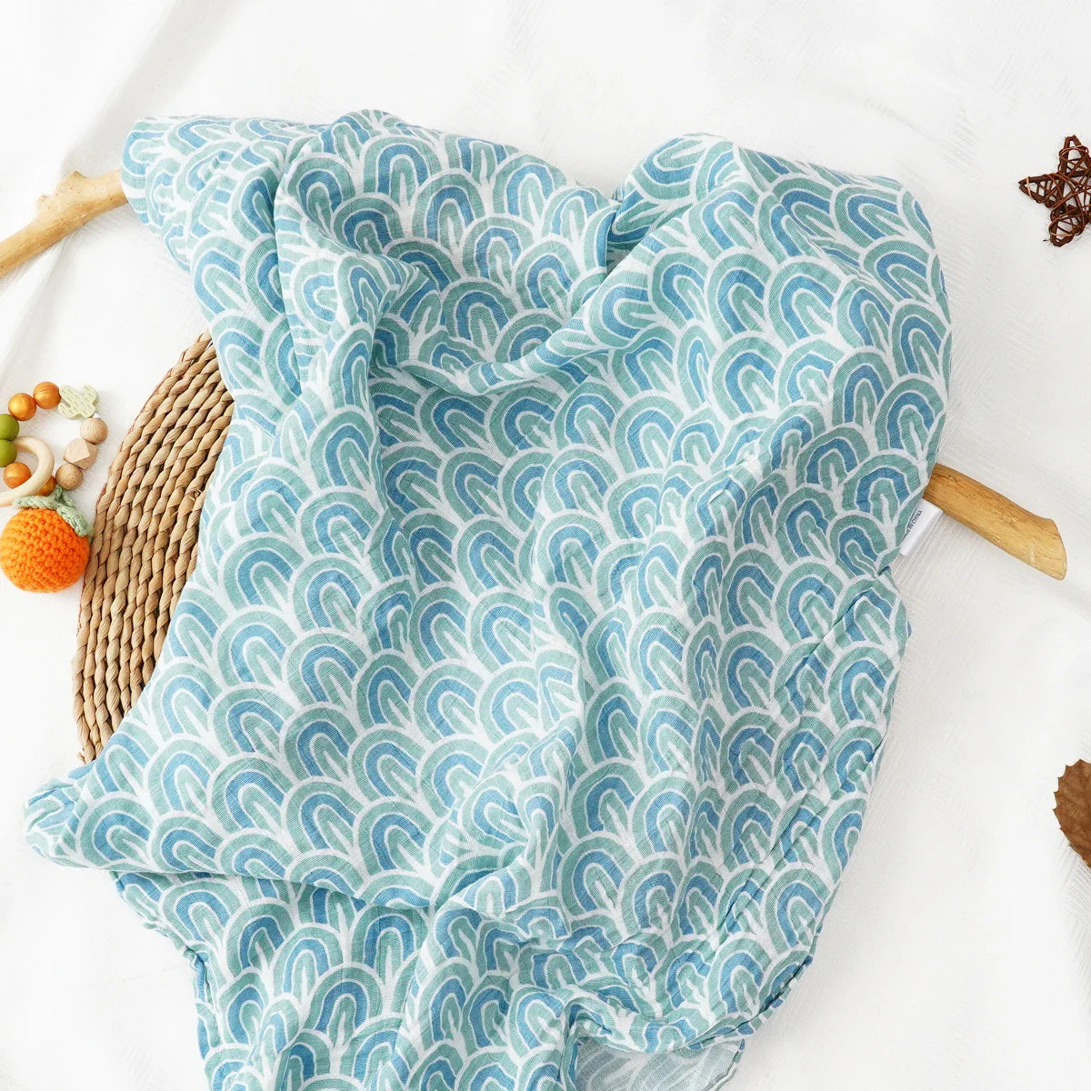 Printed Muslin Cotton Baby Swaddle