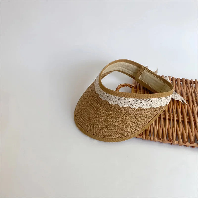Cute Straw Hat Visor