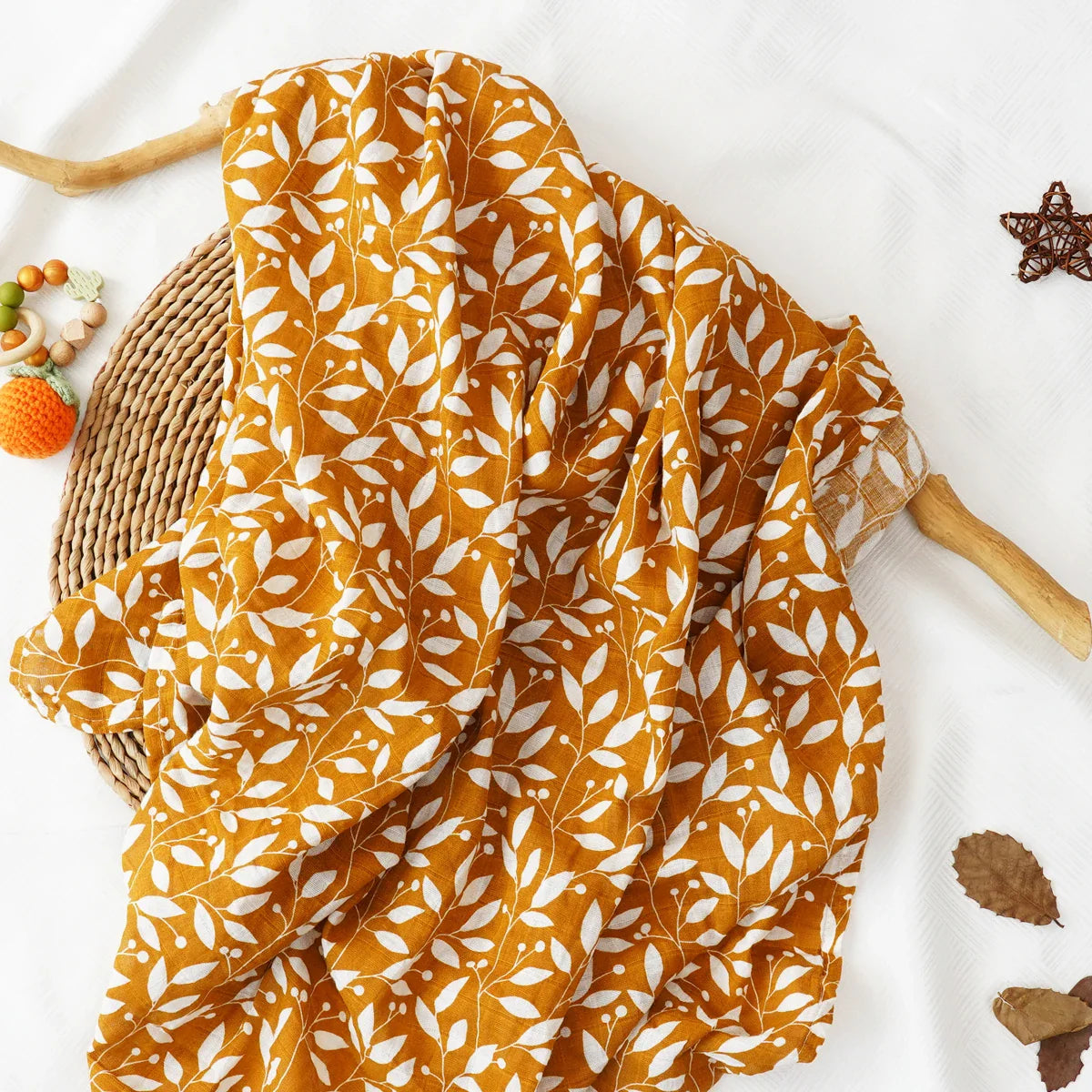 Printed Muslin Cotton Baby Swaddle