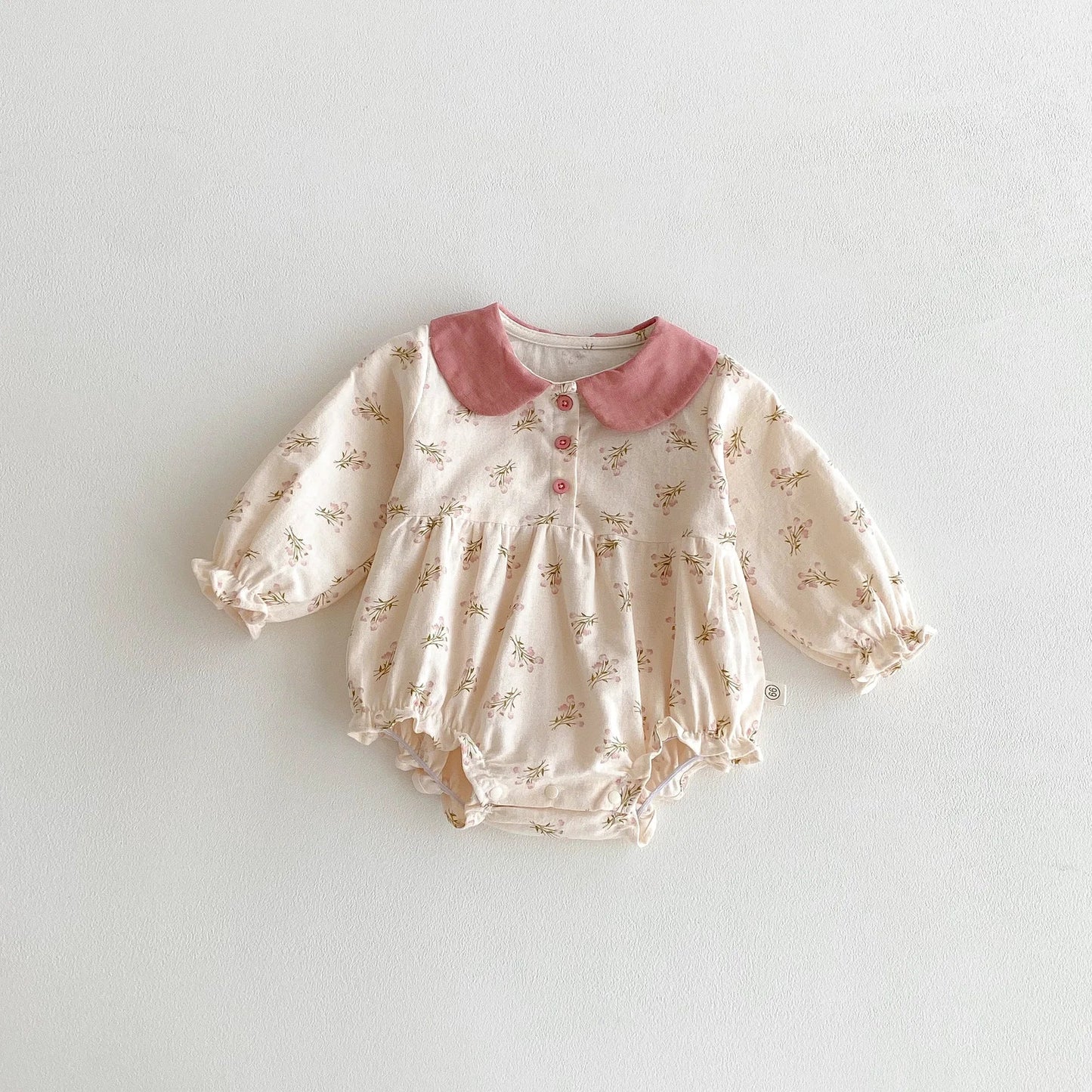 Floral Doll Collar Romper