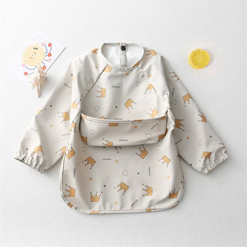 Kids Long Sleeved PU Bibs