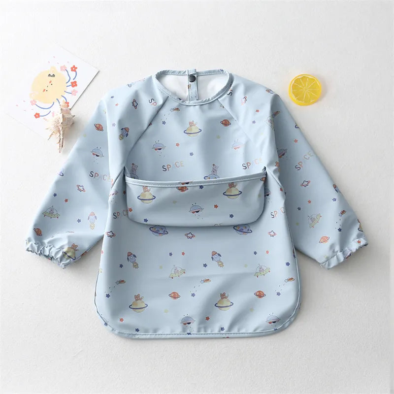 Kids Long Sleeved PU Bibs