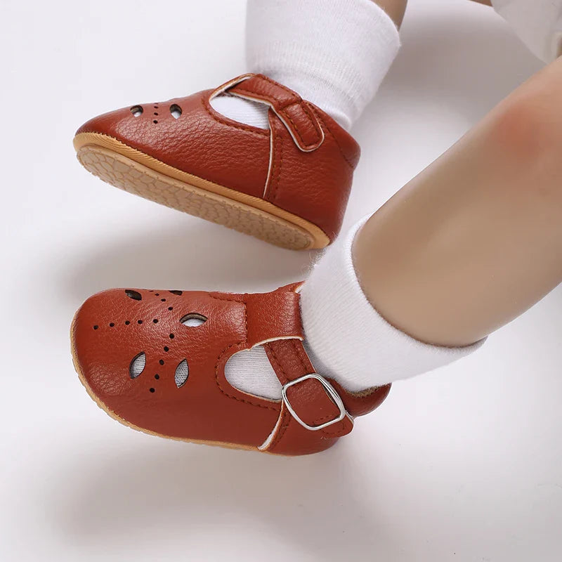 Almond Cut Mary Jane Anti-slip Shoes