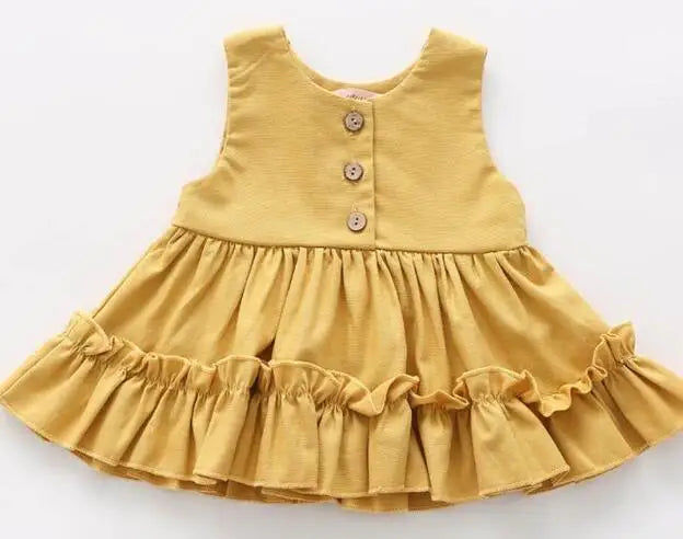 Flare Cotton Linen Outfit