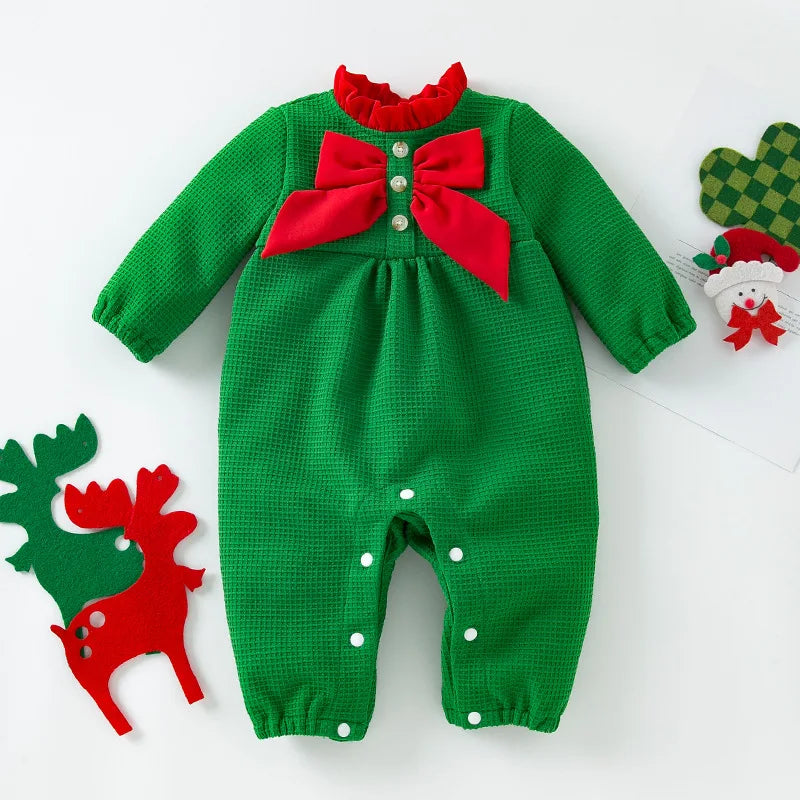 Christmas Ribbon Romper