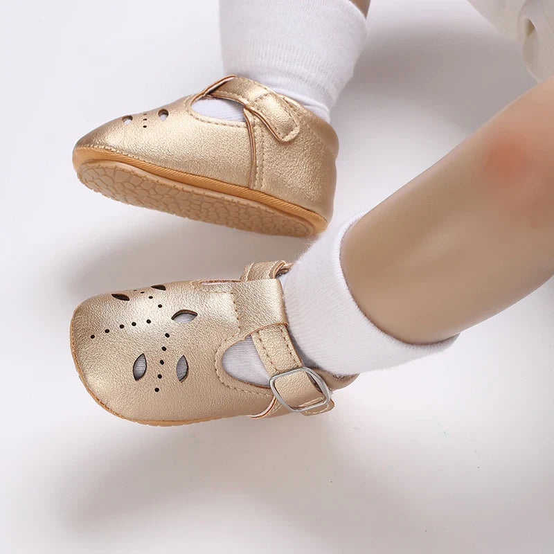 Almond Cut Mary Jane Anti-slip Shoes