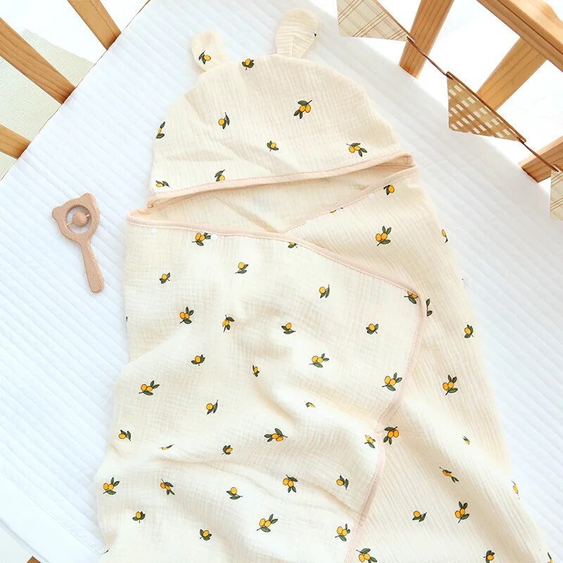 Hooded Cartoon Printed Towel