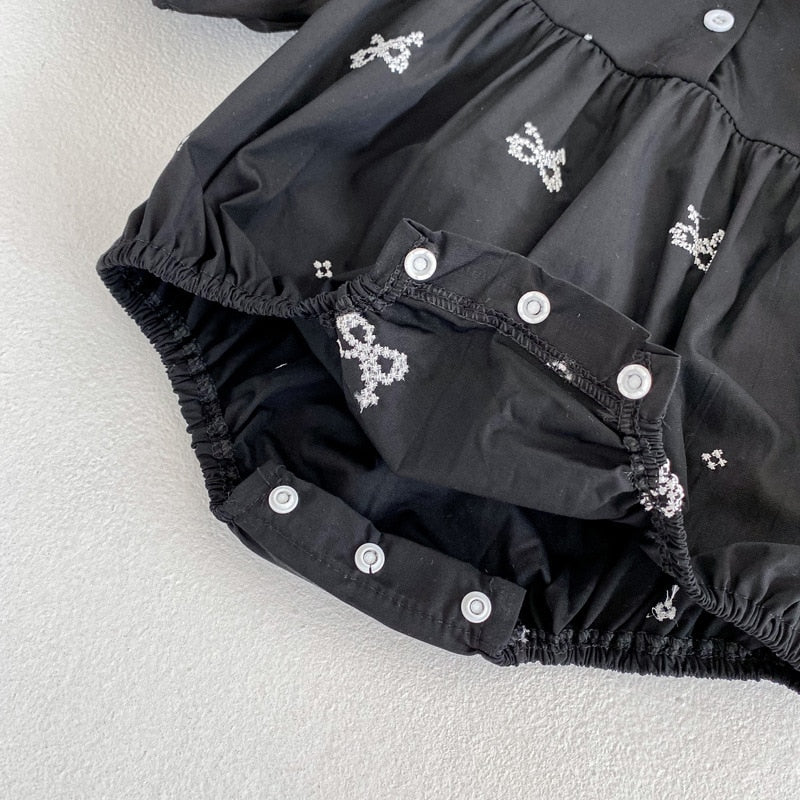 Mary Jane Ribbon Romper