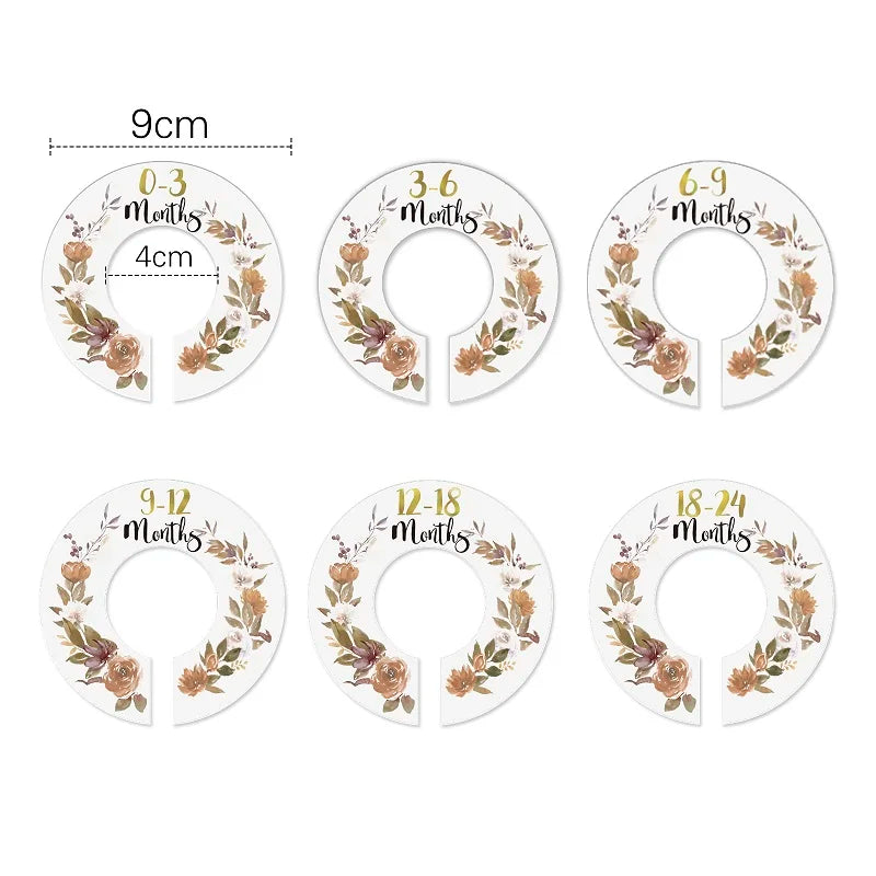 7Pcs Acrylic Closet Dividers