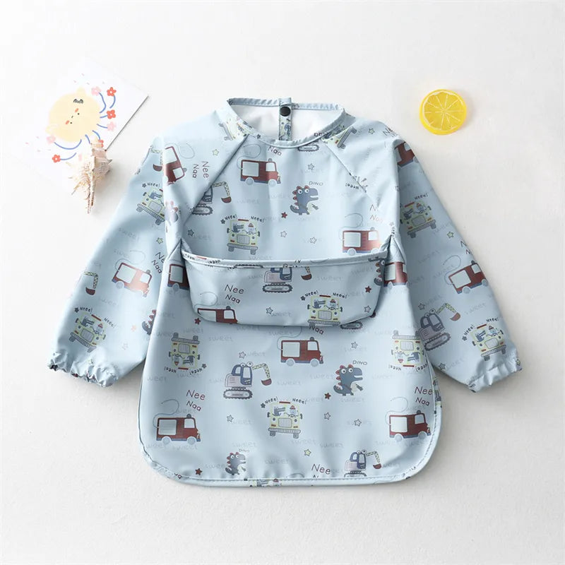Kids Long Sleeved PU Bibs