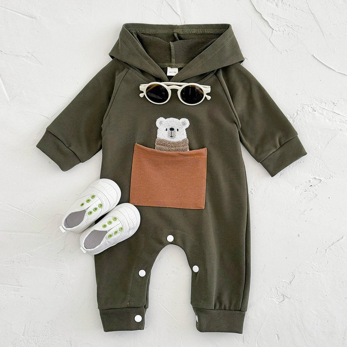 Bear Pocket Jumpsuit