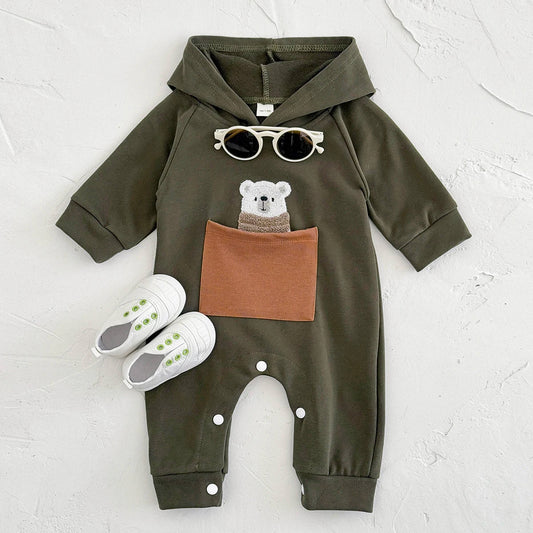 Bear Pocket Jumpsuit