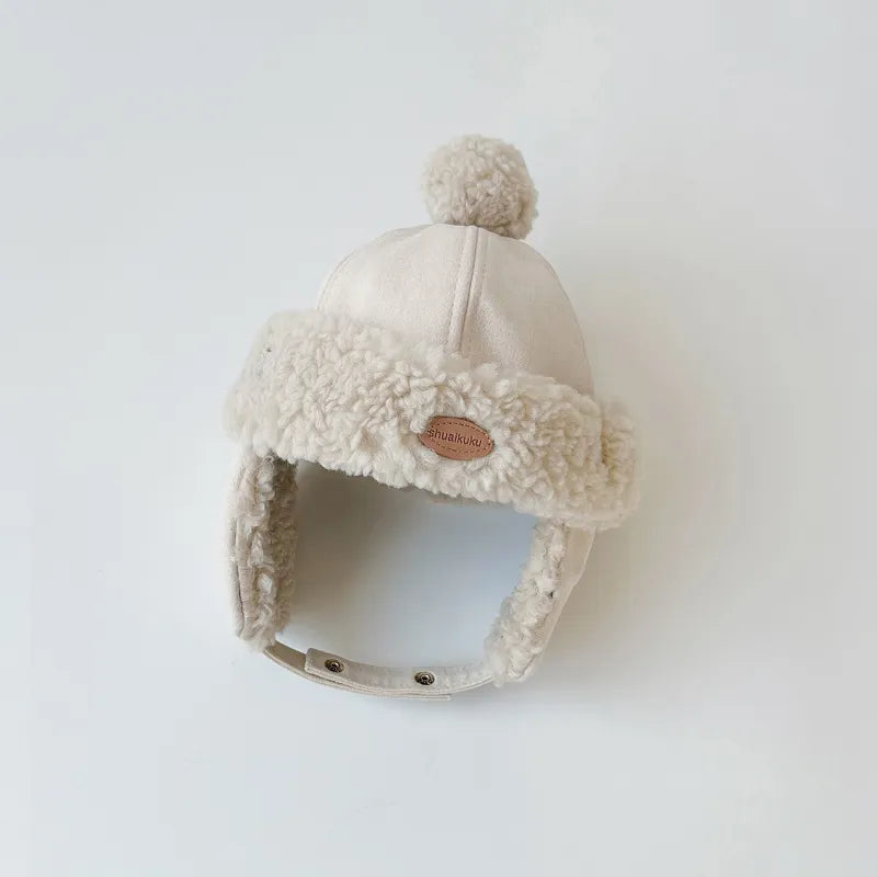 Kids Mongolian Velvet Warm Winter Hat