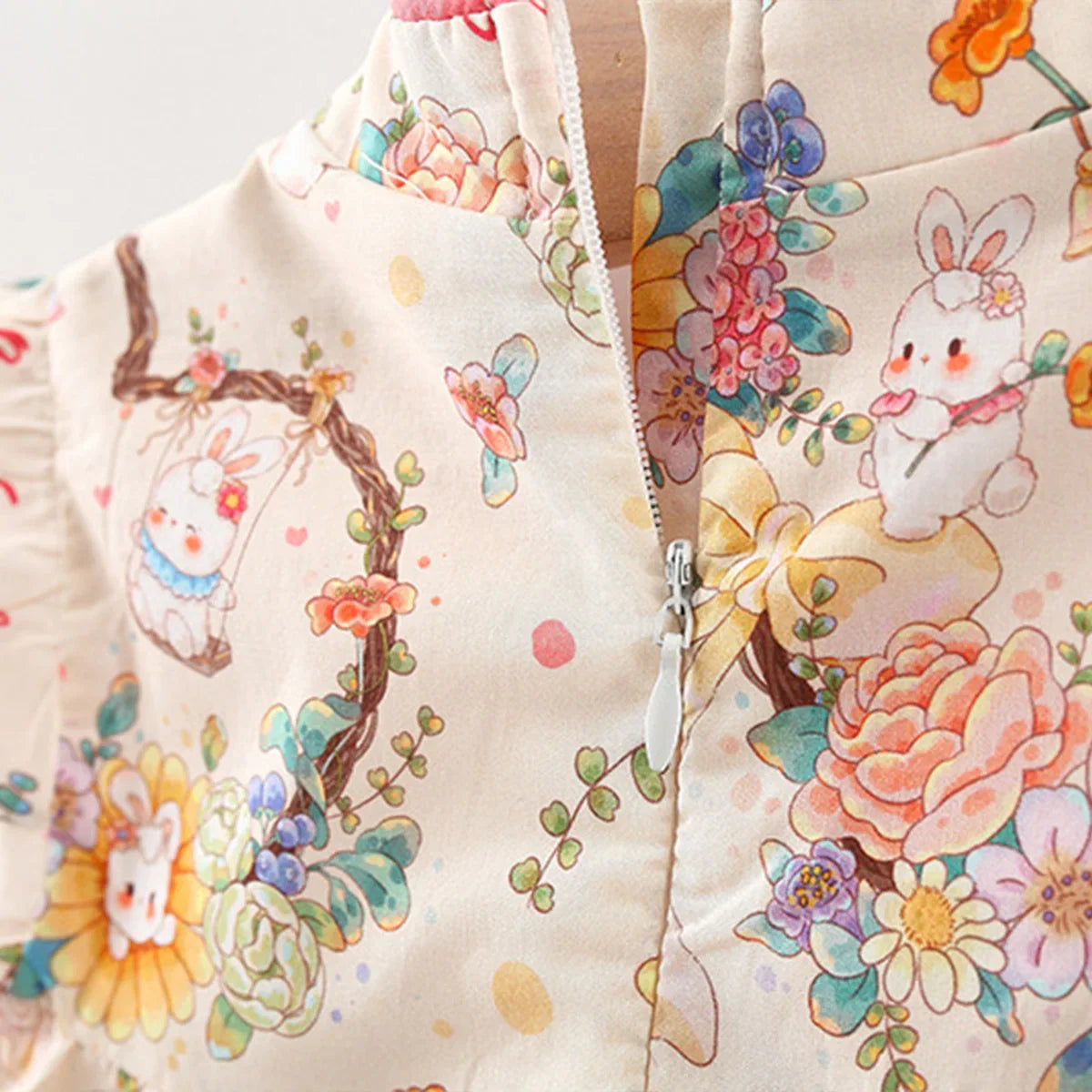 Mandarin Floral Dress