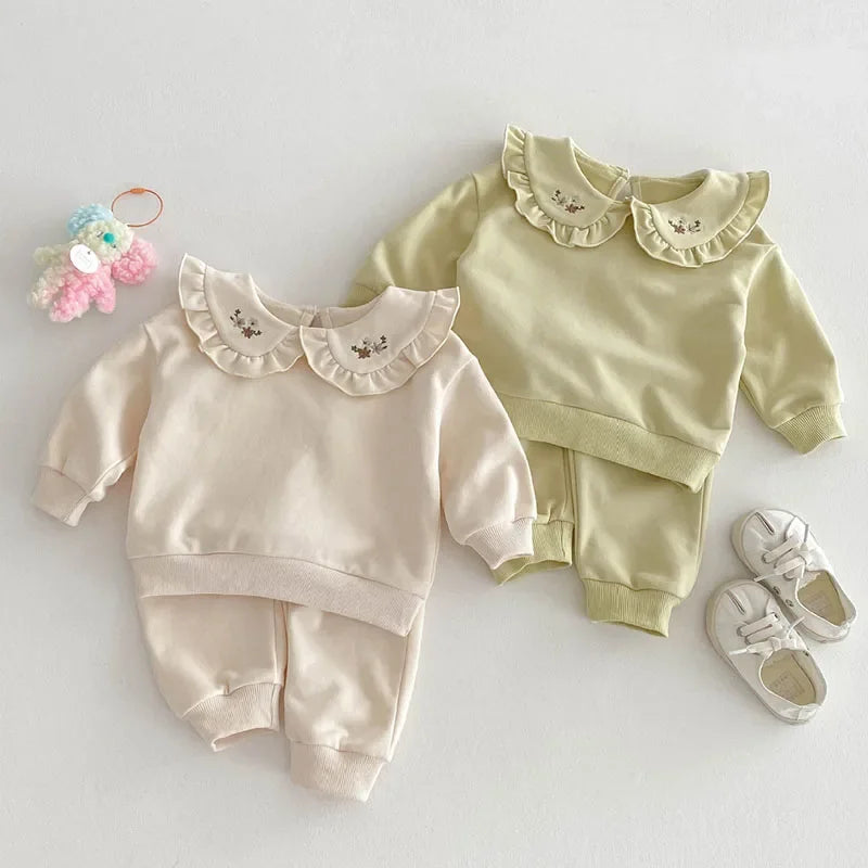 Embroidered Frill Collar Play Set