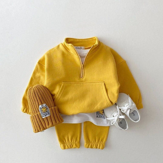 Kids High Neck Jogger Set