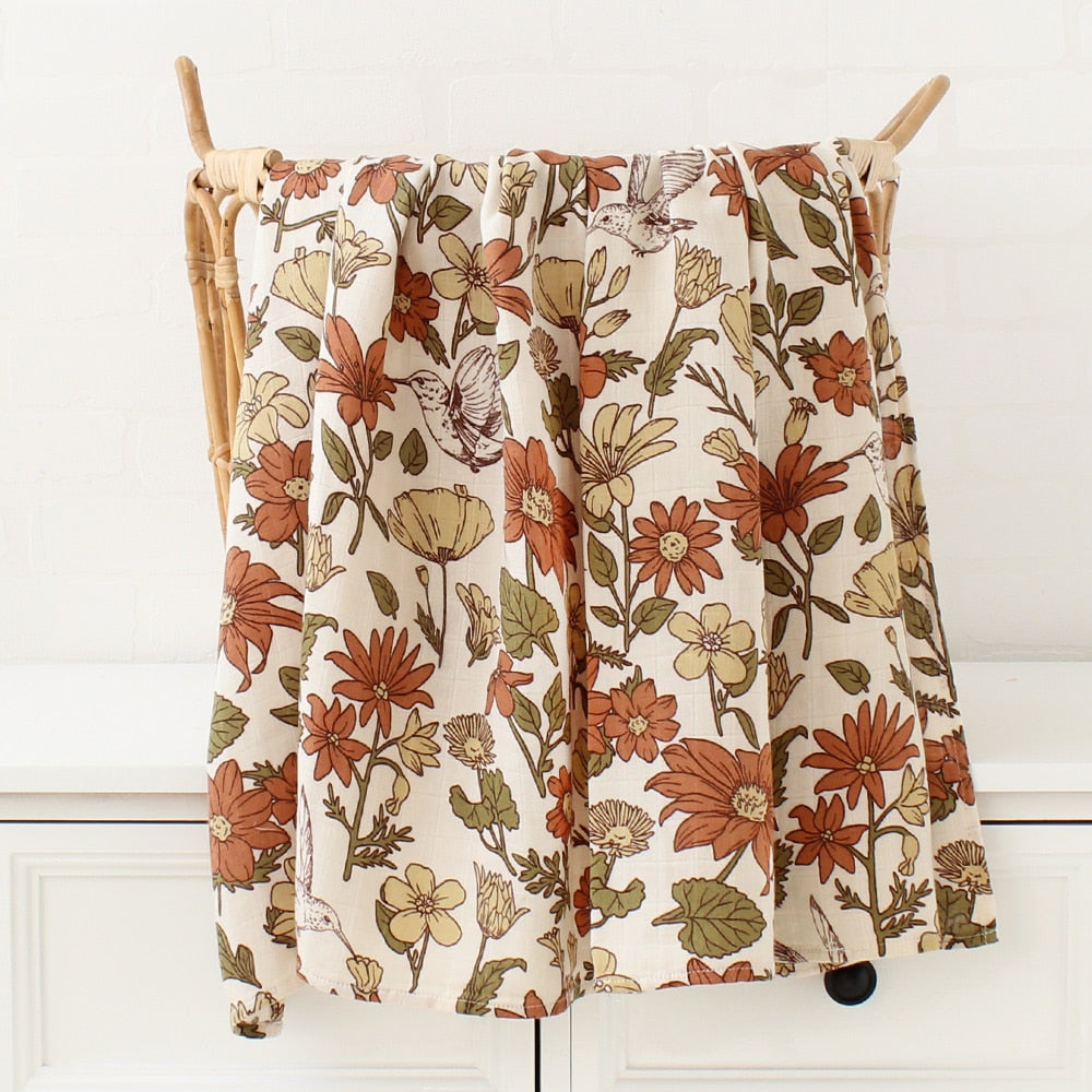 Art Deco Muslin Swaddles