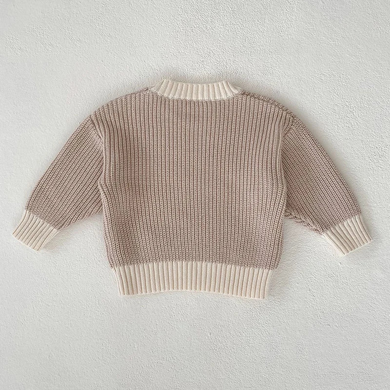 Sand Knitted Pullover Shorts Set