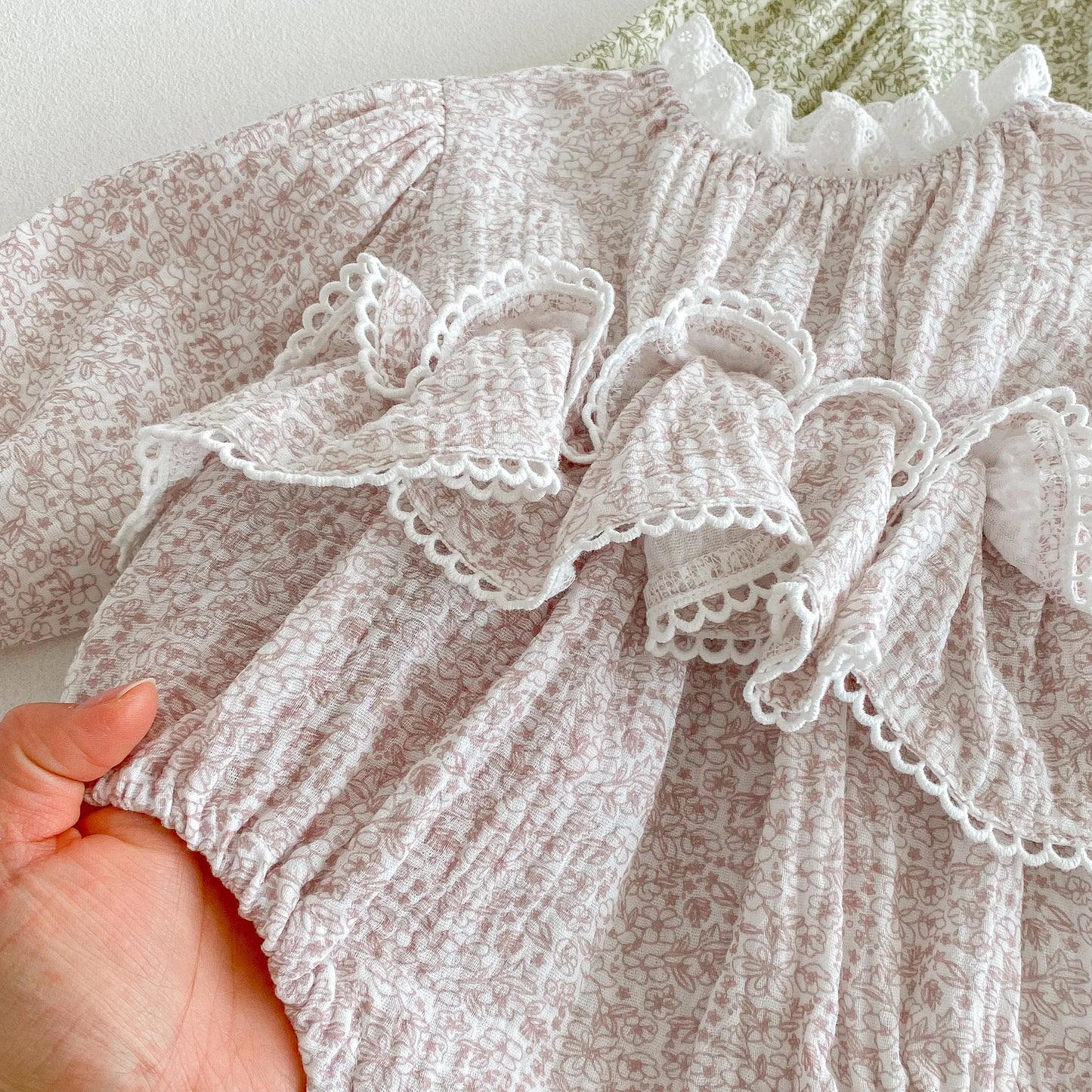 Double Layers Lace Romper