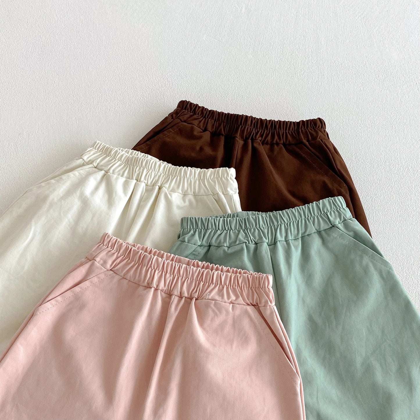 Elastic Waist Casual Pants