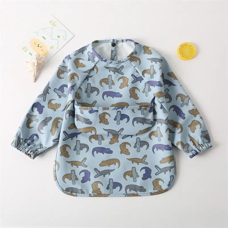Kids Long Sleeved PU Bibs
