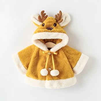 Plush Reindeer Poncho