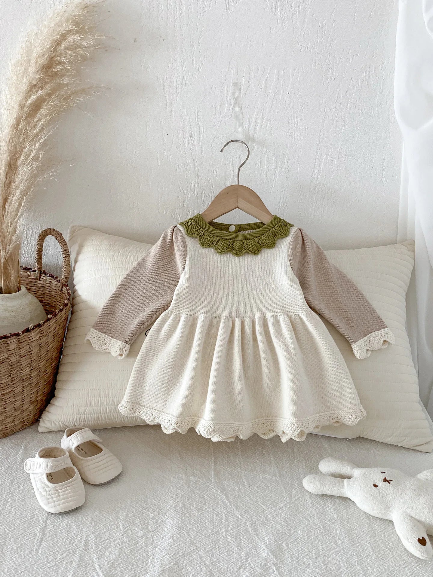 Color Block Knitted Dress