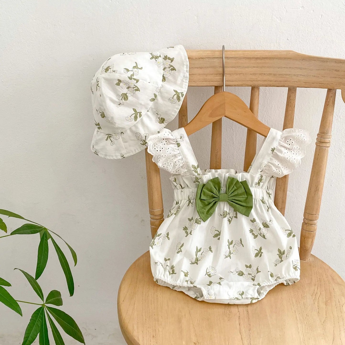 Garden Romper With Hat