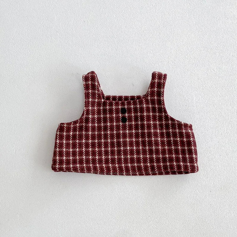 Retro Tweed Vest and Shorts Outfit