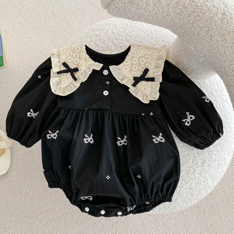 Mary Jane Ribbon Romper