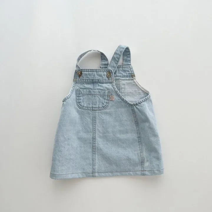 Denim Suspender Dress Jeans / 6T