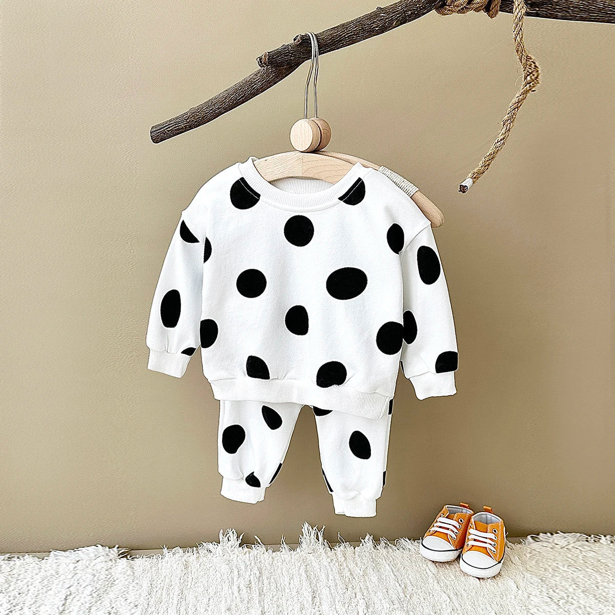 Polka Dot Jogger Set