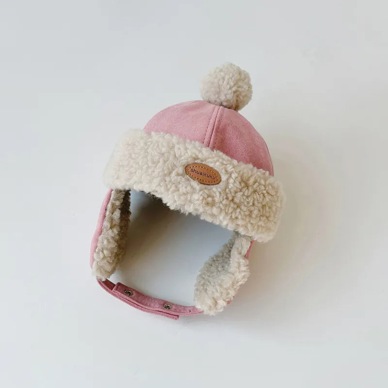 Kids Mongolian Velvet Warm Winter Hat