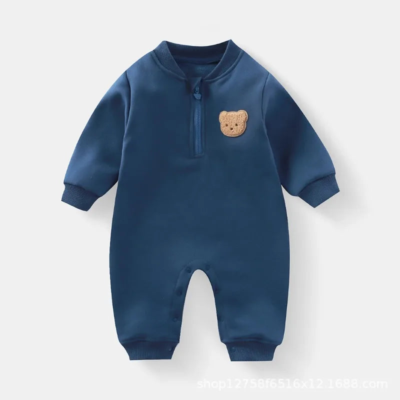 Solid Teddy Bear Onesie