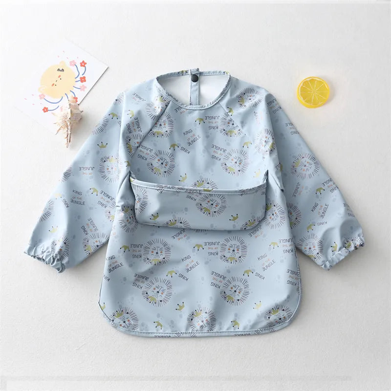 Kids Long Sleeved PU Bibs