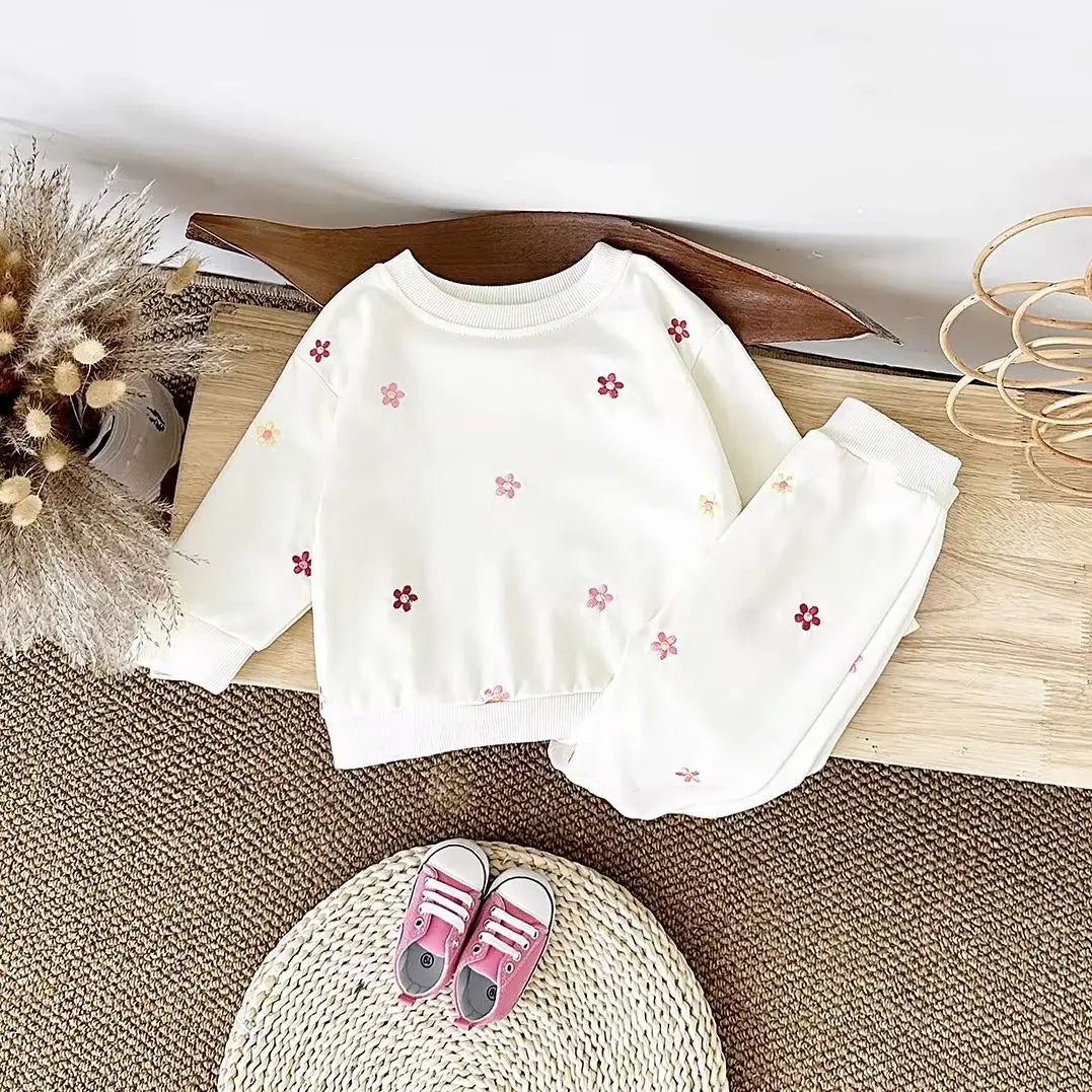 Flower Print Lounge Set