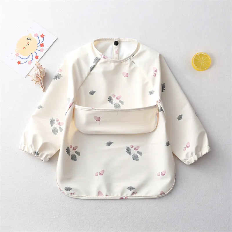 Kids Long Sleeved PU Bibs