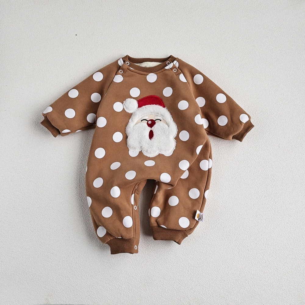 Cozy Santa Claus Rompers