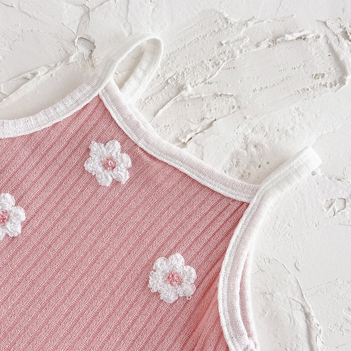 Breathable Camisole Flower Bodysuit