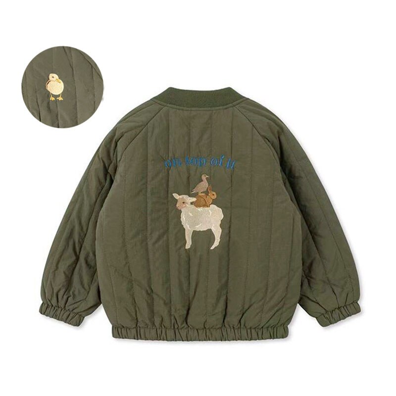 Kids Embroidered Patch Jacket