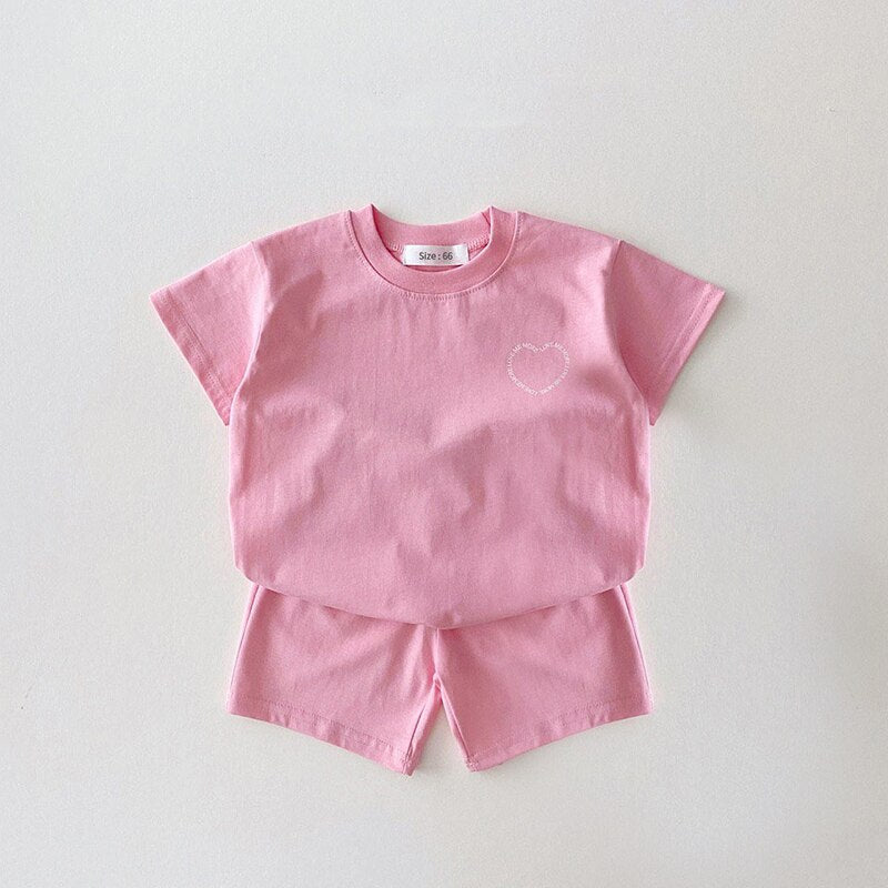 Love Me More Shorts Set