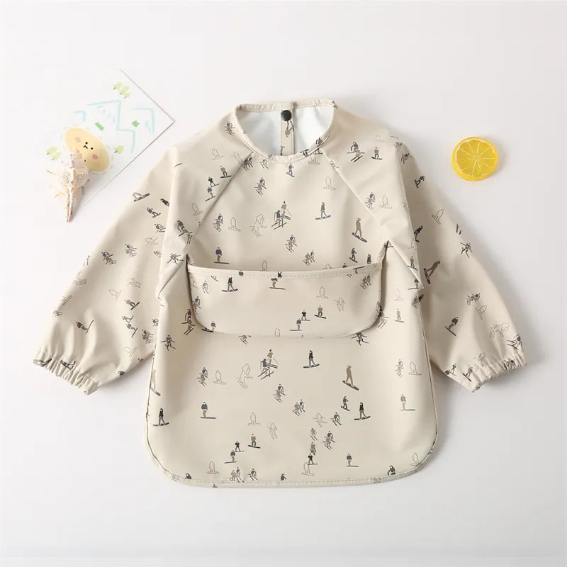 Kids Long Sleeved PU Bibs