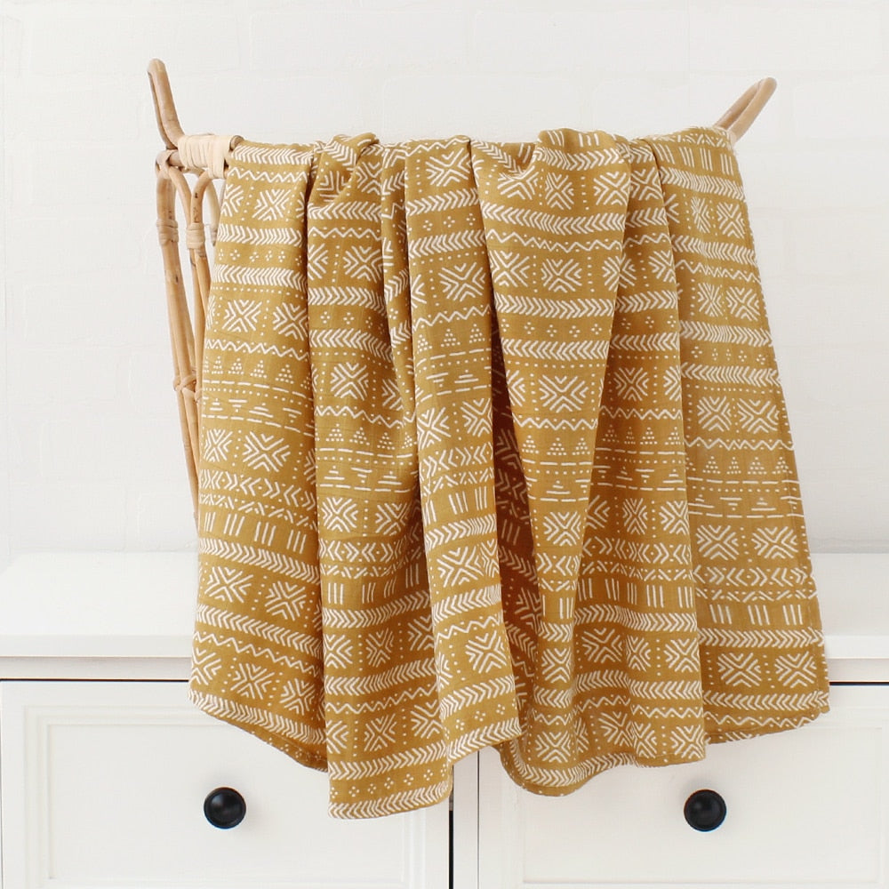 Art Deco Muslin Swaddles