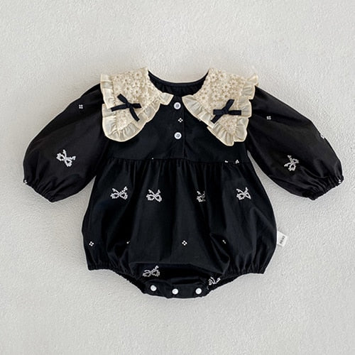 Mary Jane Ribbon Romper