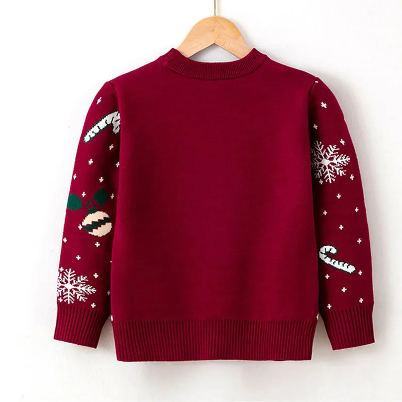 Knitted Teddy Bear Christmas Sweater
