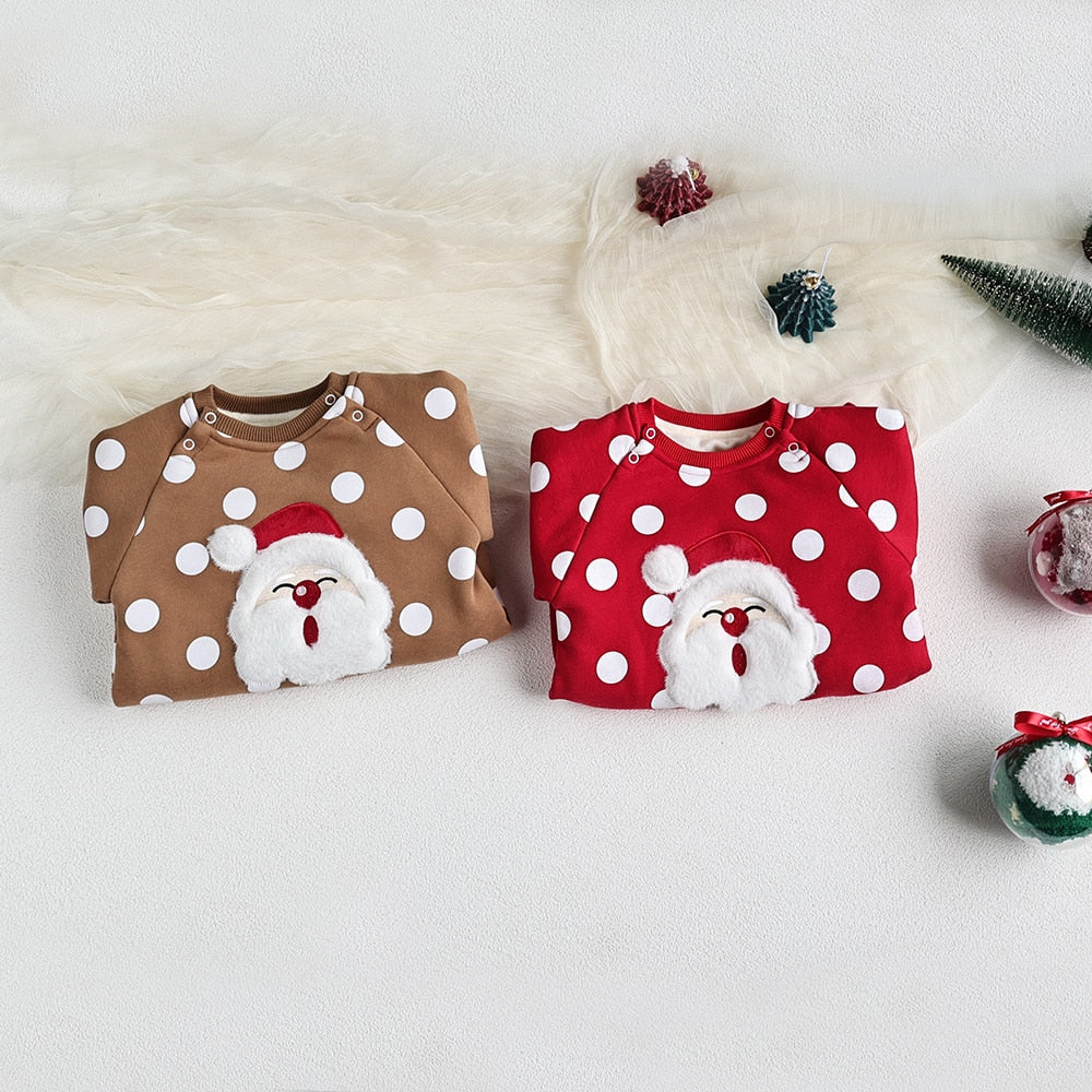 Cozy Santa Claus Rompers